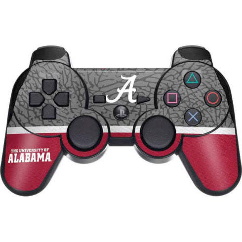 University of Alabama Logo PS3 Dual Shock wireless controller Skin