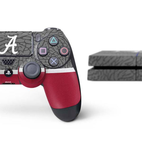 University of Alabama Logo PS4 Console and Controller Bundle Skin