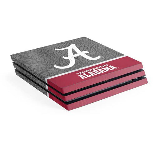 University of Alabama Logo PS4 Pro Console Skin
