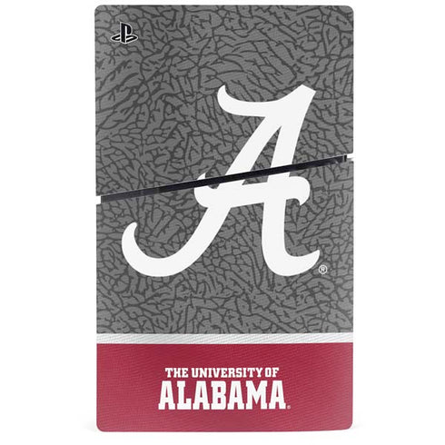 University of Alabama Logo PS5 Slim Disk Console Skin