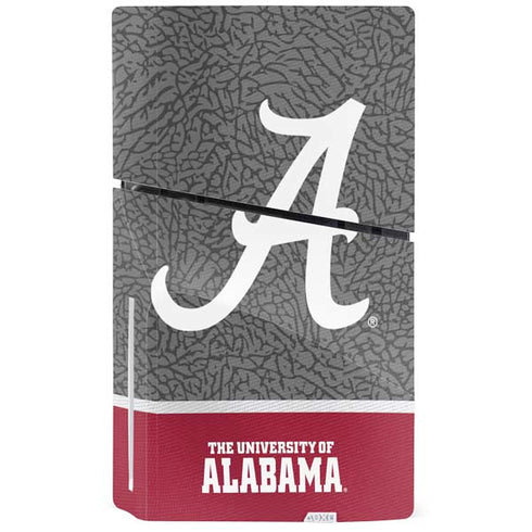 University of Alabama Logo PS5 Slim Disk Console Skin