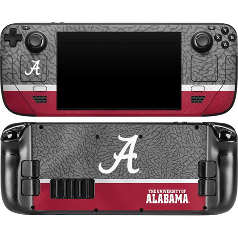 University of Alabama Logo Steam Deck Handheld Gaming Computer OLED Skin