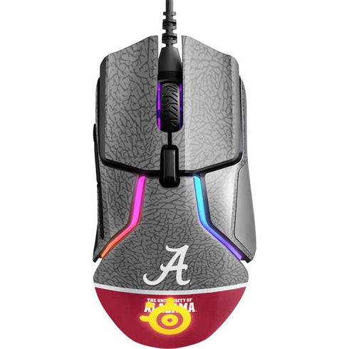 University of Alabama Logo SteelSeries Rival 600 Gaming Mouse Skin