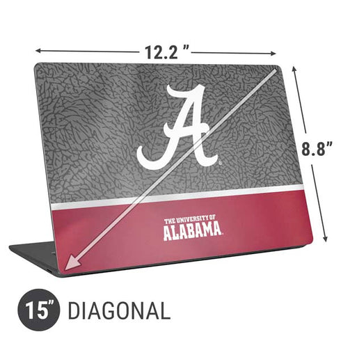 University of Alabama Logo Universal Laptop 15in (12.2 x 8.8in) Skin