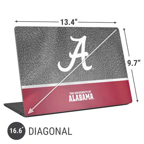 University of Alabama Logo Universal Laptop 16.6in (13.4 x 9.7in) Skin