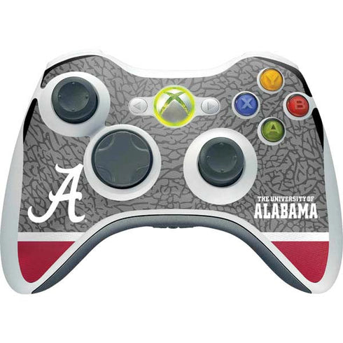University of Alabama Logo Xbox 360 Wireless Controller Skin