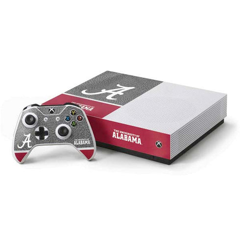 University of Alabama Logo Xbox One S All-Digital Edition Bundle Skin