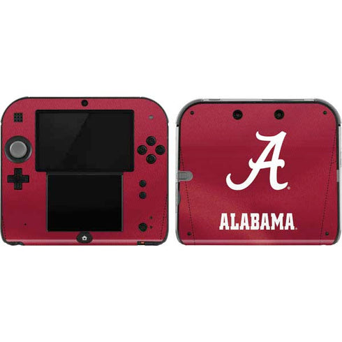 University of Alabama Maroon Jersey Nintendo 2DS Skin