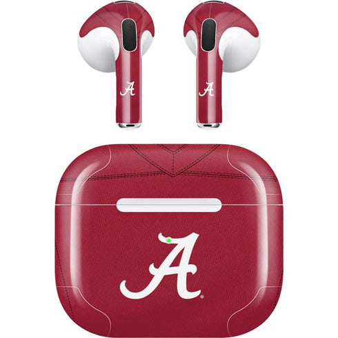 University of Alabama Maroon Jersey Apple AirPods (3rd Gen 2021) Skin