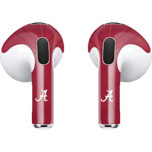 University of Alabama Maroon Jersey Apple AirPods (3rd Gen 2021) Skin