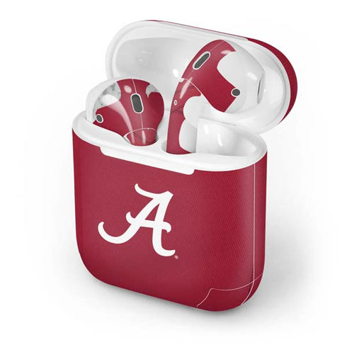 University of Alabama Maroon Jersey Apple AirPods Skin