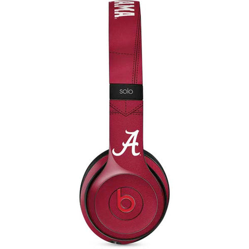 University of Alabama Maroon Jersey Beats Solo 2 Wireless Skin