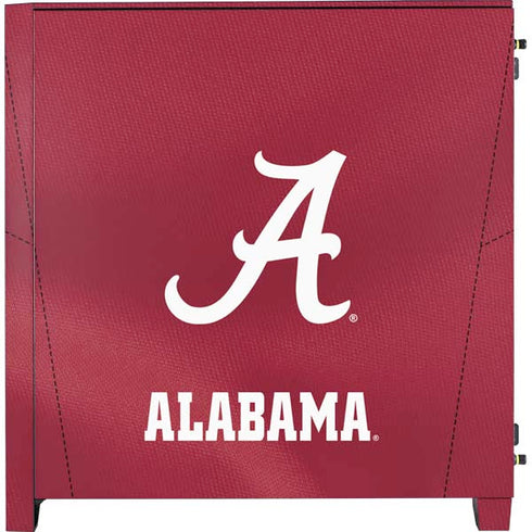 University of Alabama Maroon Jersey Corsair 4000D Tempered Glass Mid-Tower ATX Case Skin