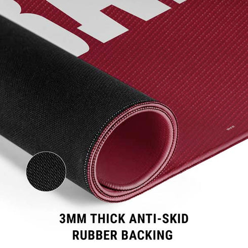 University of Alabama Maroon Jersey Gaming Mouse Pad