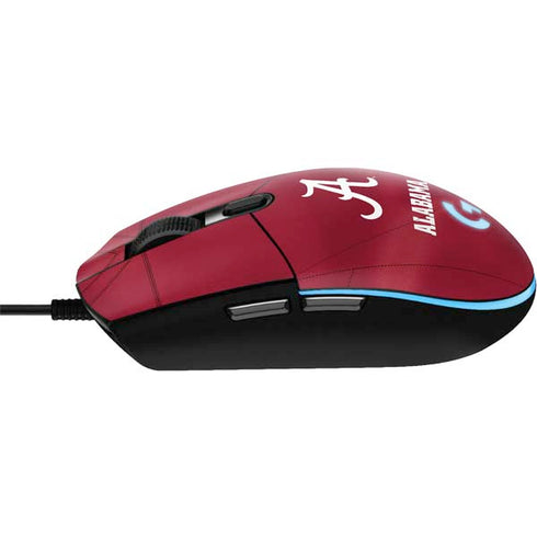 University of Alabama Maroon Jersey G203 Prodigy RGB Wired Gaming Mouse Skin