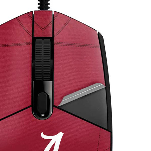 University of Alabama Maroon Jersey G203 Prodigy RGB Wired Gaming Mouse Skin