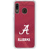 University of Alabama Maroon Jersey Galaxy A20 Clear Case