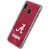 University of Alabama Maroon Jersey Galaxy A20 Clear Case