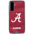 University of Alabama Maroon Jersey Galaxy A36 5G Clear Case
