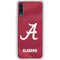 University of Alabama Maroon Jersey Galaxy A50 Clear Case