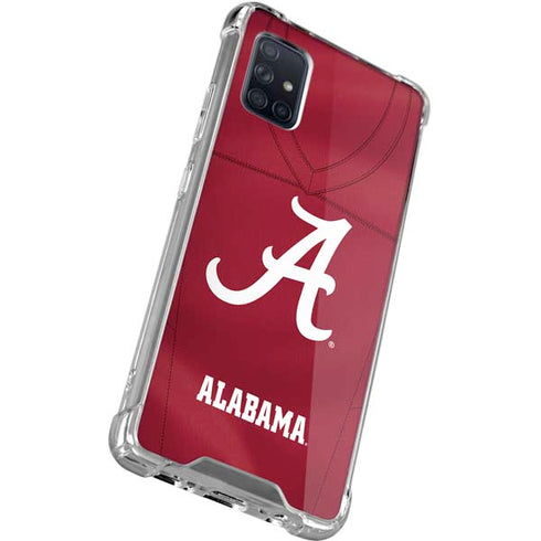 University of Alabama Maroon Jersey Galaxy A71 5G Clear Case