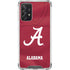 University of Alabama Maroon Jersey Galaxy A72 5G Clear Case