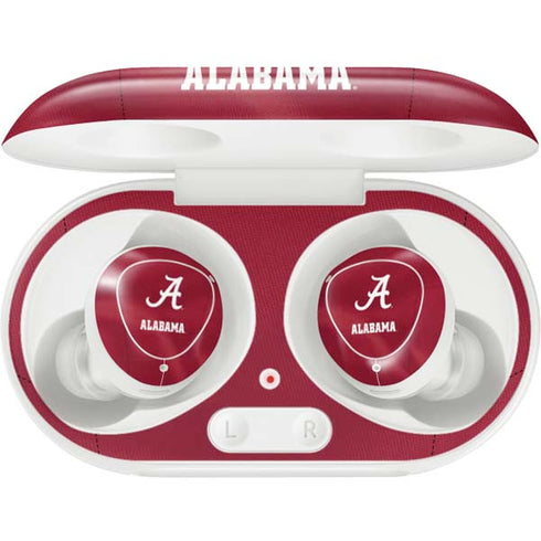 University of Alabama Maroon Jersey Galaxy Buds Plus Skin