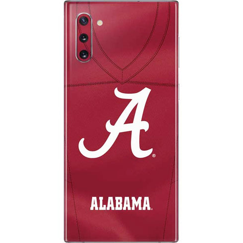 University of Alabama Maroon Jersey Galaxy Note 10 Skin