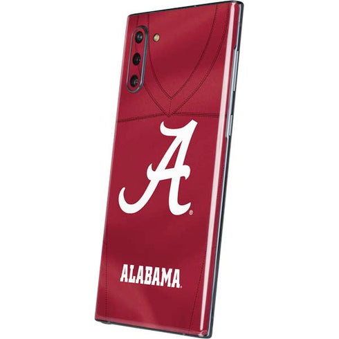 University of Alabama Maroon Jersey Galaxy Note 10 Skin