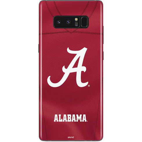 University of Alabama Maroon Jersey Galaxy Note 8 Skin