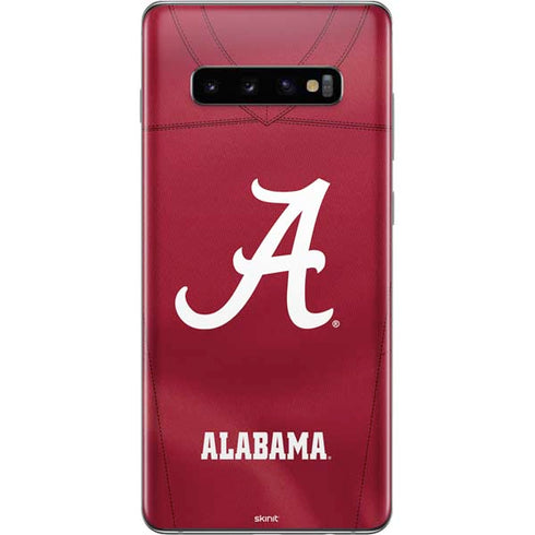 University of Alabama Maroon Jersey Galaxy S10 Plus Skin
