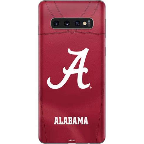 University of Alabama Maroon Jersey Galaxy S10 Skin