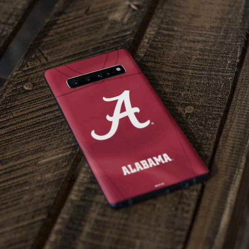 University of Alabama Maroon Jersey Galaxy S10 Skin