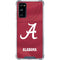 University of Alabama Maroon Jersey Galaxy S20 FE Clear Case