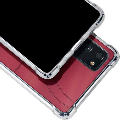 University of Alabama Maroon Jersey Galaxy S20 FE Clear Case