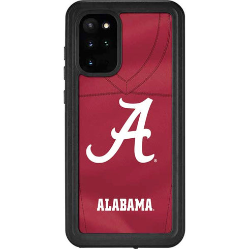 University of Alabama Maroon Jersey Galaxy S20 Plus Waterproof Case