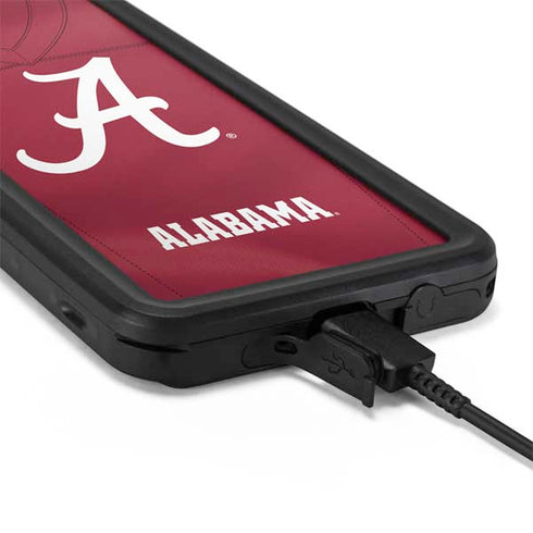 University of Alabama Maroon Jersey Galaxy S20 Plus Waterproof Case