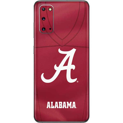 University of Alabama Maroon Jersey Galaxy S20 Skin