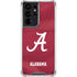 University of Alabama Maroon Jersey Galaxy S21 Ultra 5G Clear Case