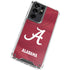 University of Alabama Maroon Jersey Galaxy S21 Ultra 5G Clear Case