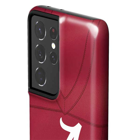 University of Alabama Maroon Jersey Galaxy S21 Ultra 5G Pro Case