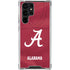 University of Alabama Maroon Jersey Galaxy S22 Ultra Clear Case