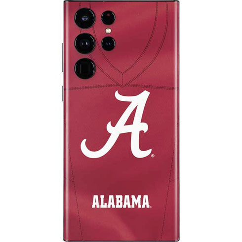 University of Alabama Maroon Jersey Galaxy S22 Ultra Skin