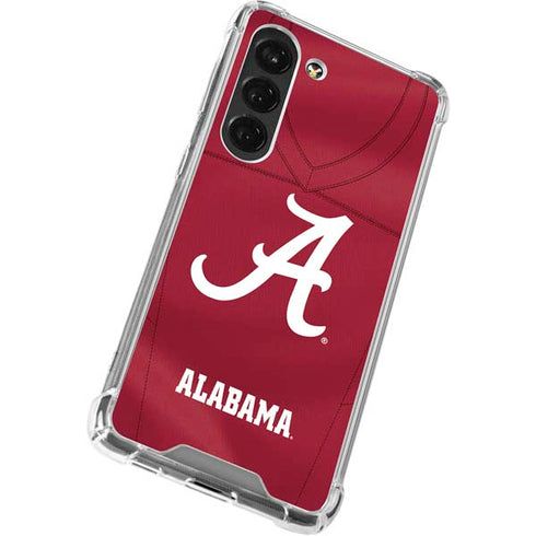 University of Alabama Maroon Jersey Galaxy S23 Clear Case