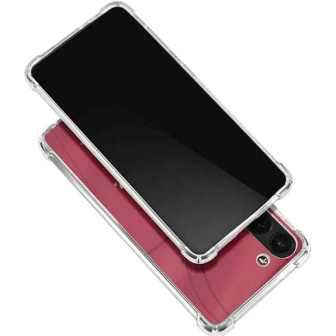 University of Alabama Maroon Jersey Galaxy S23 Clear Case