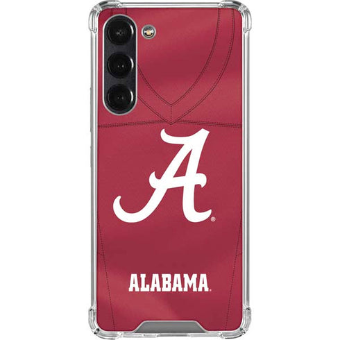 University of Alabama Maroon Jersey Galaxy S23 Plus Clear Case