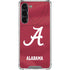 University of Alabama Maroon Jersey Galaxy S23 Plus Clear Case