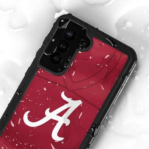 University of Alabama Maroon Jersey Galaxy S23 Waterproof Case
