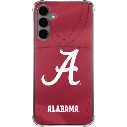 University of Alabama Maroon Jersey Galaxy S24 Plus Clear Case
