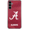 University of Alabama Maroon Jersey Galaxy S24 Plus Clear Case